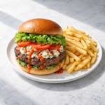 Buffalo Burger with Fries