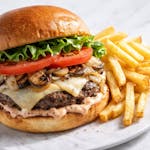 Moravela Burger with Fries