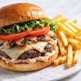 Moravela Burger with Fries