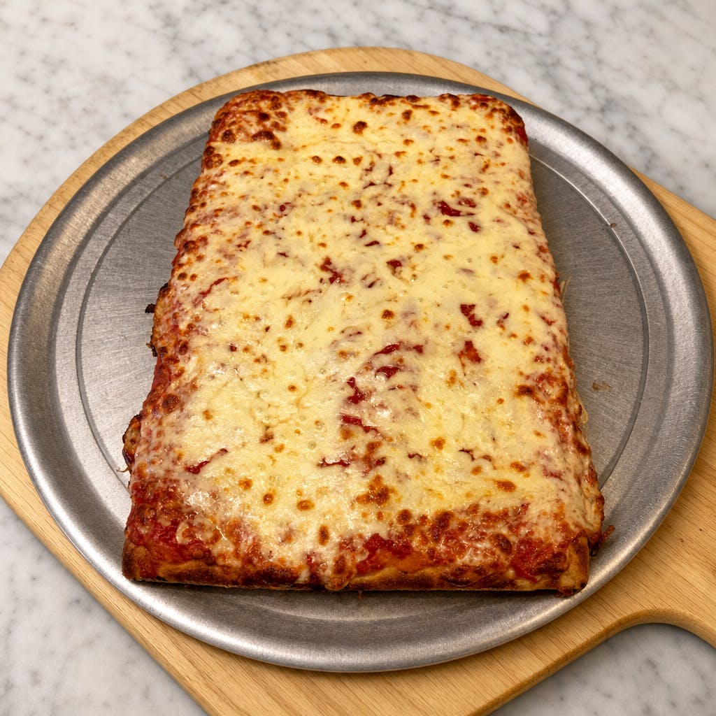 Sicilian Square Cheese Pizza