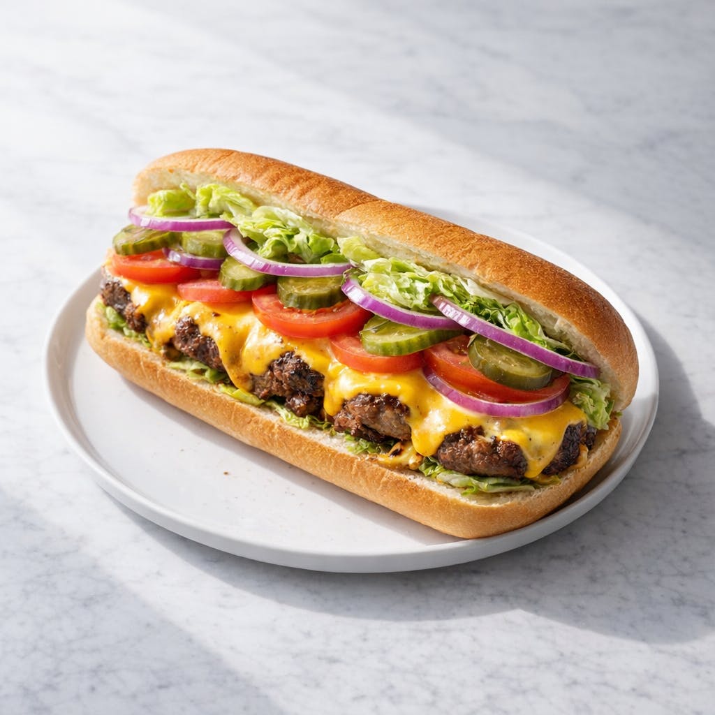 Cheeseburger Sub