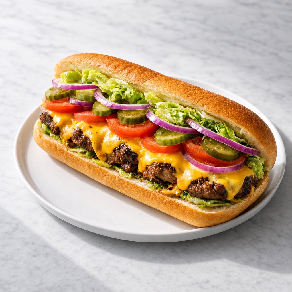 Cheeseburger Sub