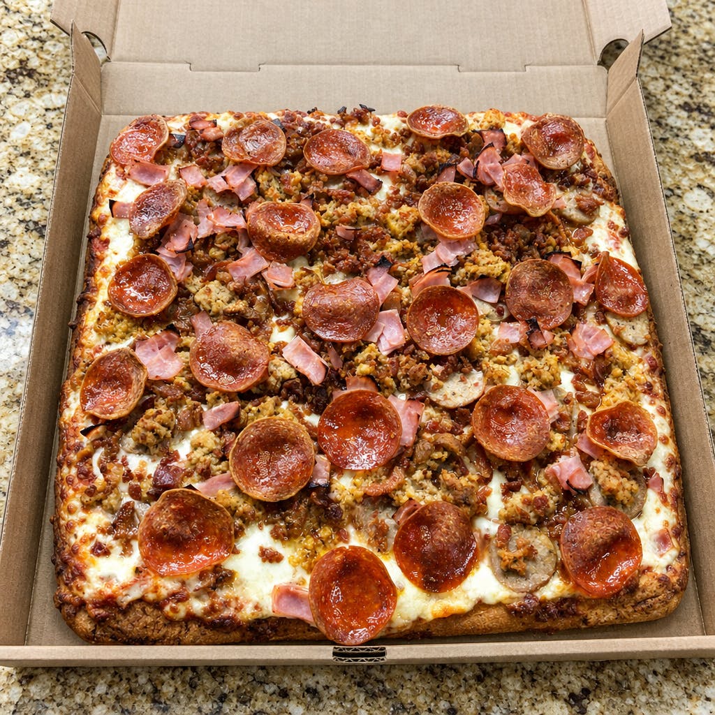 Sicilian Meat Lovers Pizza