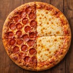 Half & Half Cheese Pizza