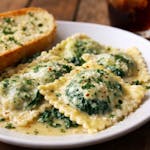 Spinach Ravioli Lunch