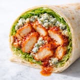 Grilled Buffalo Chicken Cutlet Wrap