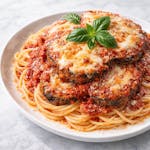 Eggplant Parmigiana With Pasta