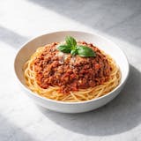 Spaghetti with Bolognese Meat Sauce