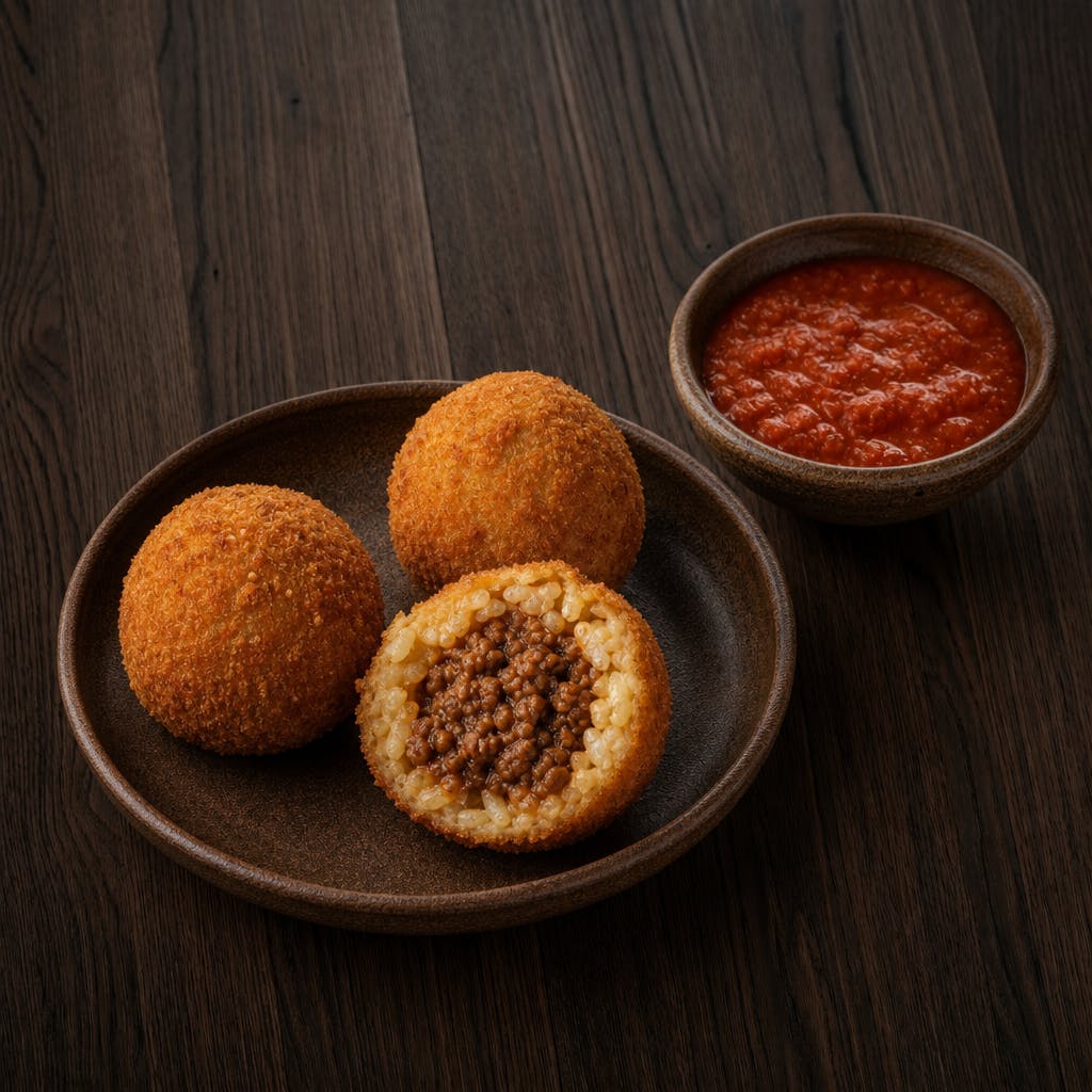 Classic Sicilian Meat Arancini