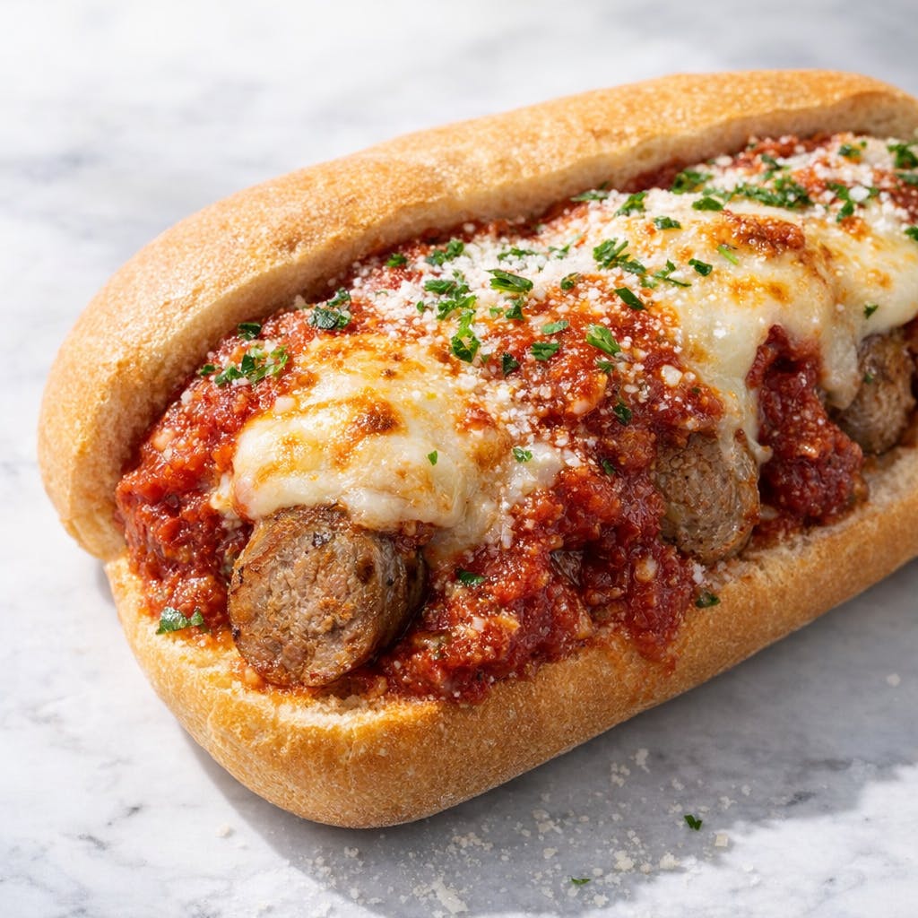 Sausage Parmigiana Sub