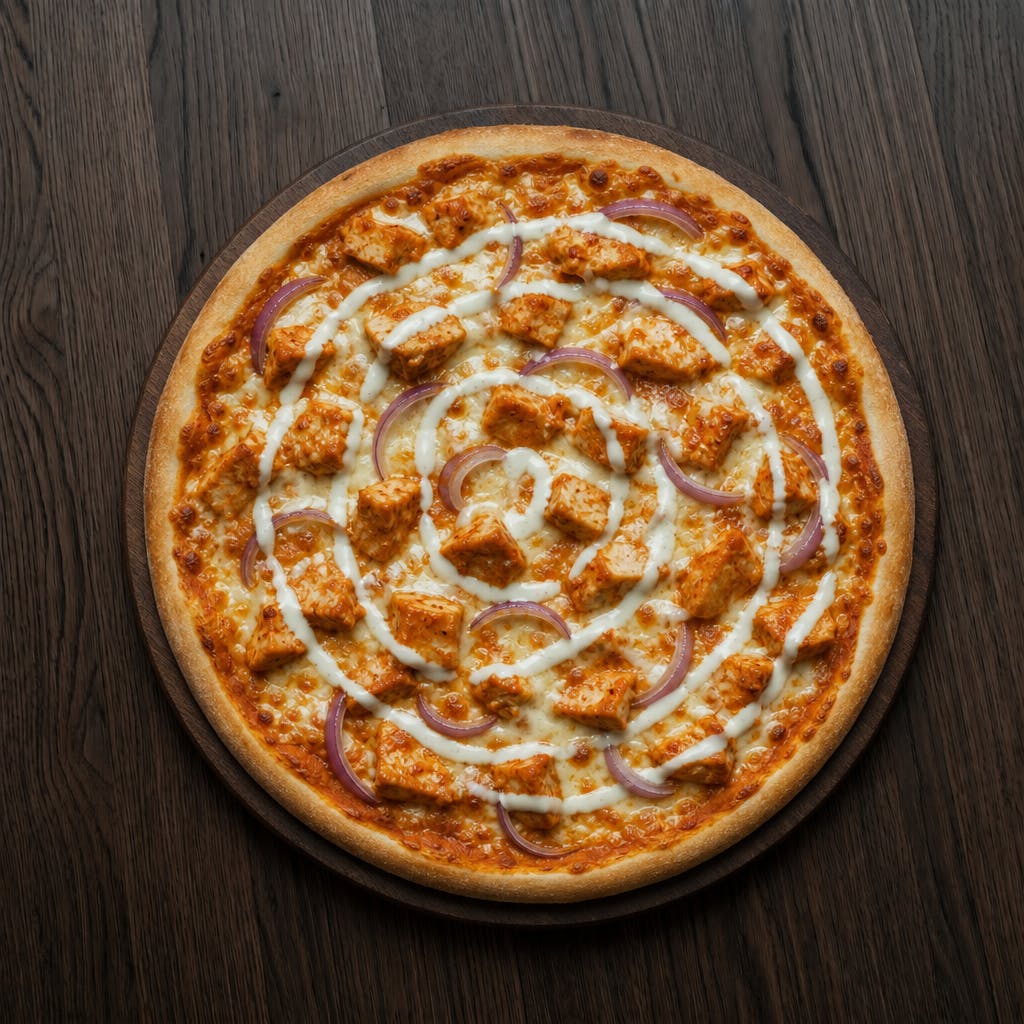 Butter Chicken Indian Pizza