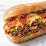 Pepperoni Cheesesteak Sandwich 