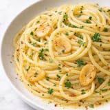 Spaghetti with Garlic & Oil 