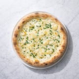White Pizza with Fresh Garlic 