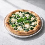 White Spinach Pizza
