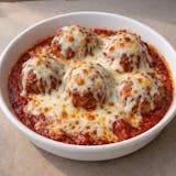 Meatball Plate with Cheese