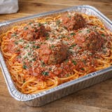 Spaghetti with Meatballs Catering