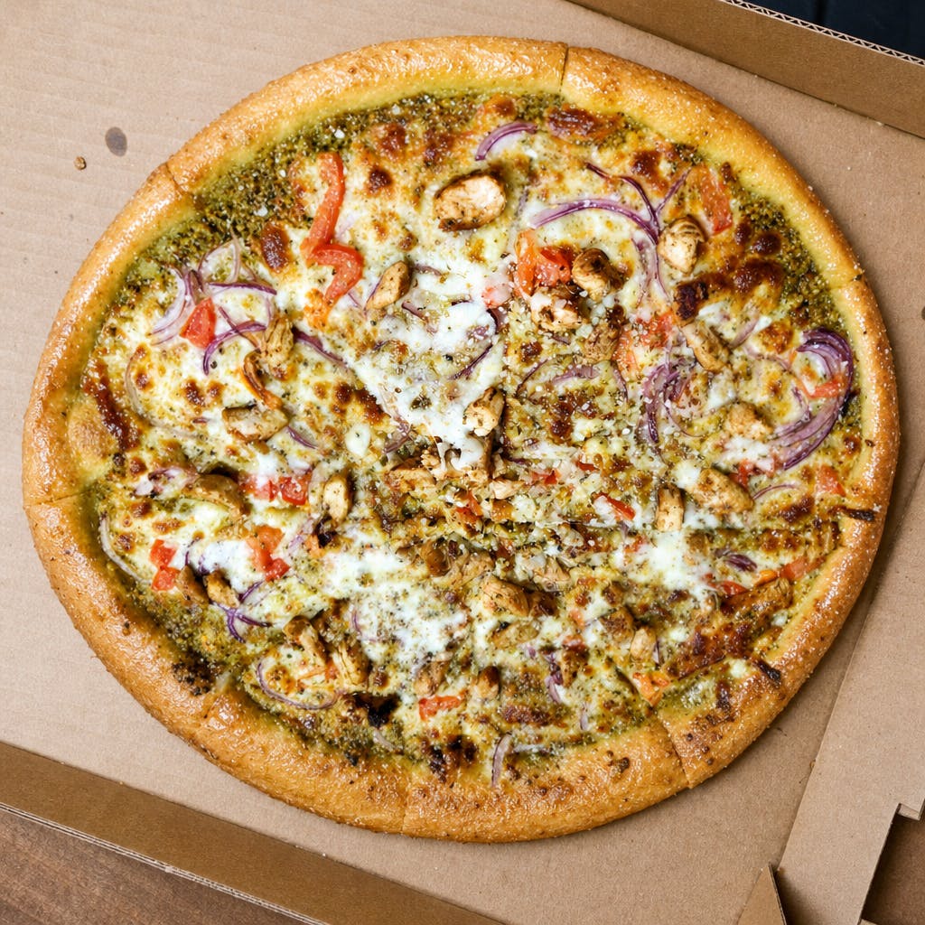 Villa's Signature Chicken Pesto Pizza