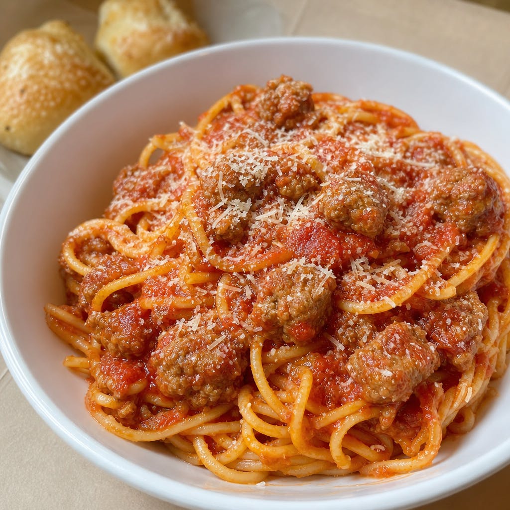 Italian Sausage Marinara Pasta