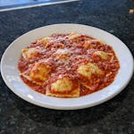 Cheese Ravioli with Sauce