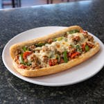 Sausage Sub with Peppers & Cheese
